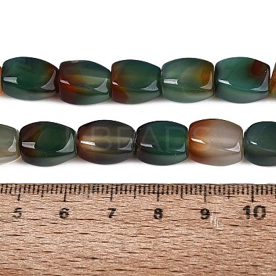 Natural Peacock Agate Beads Strands G-N362-19A-01-1