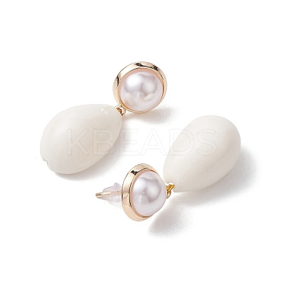 Acrylic Stud Earring EJEW-JE05937-1