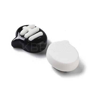Opaque Resin Cabochons CRES-M026-03-1