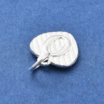 925 Sterling Silver Heart with Capital Letter Charms STER-S009-13O-S-1