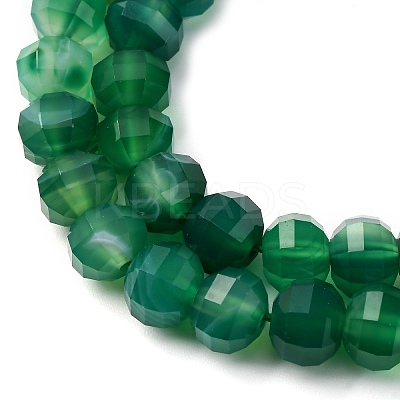 Natural Banded Agate Beads Strands G-P587-D02-02B-1