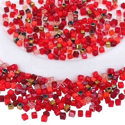 2 Bags Imitation Artificial Crystal Glass Beads GLAA-SZ0001-95B-03-1