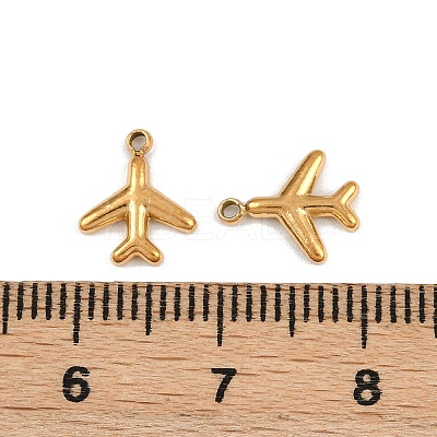 304 Stainless Steel Charms STAS-G357-05G-02-1