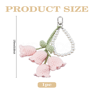 1Pc Flower Alloy Pendant Decorations KEYC-LP0001-25D-1