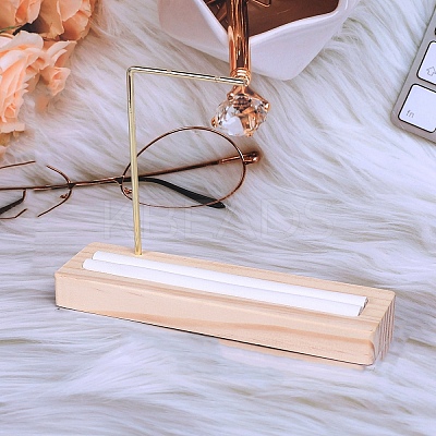 L Shaped Metal Bar Earrings Display Stands PW-WG2E3E8-01-1