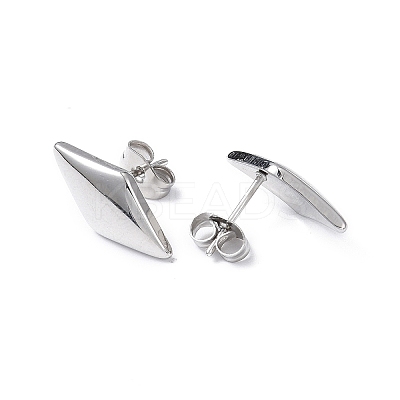 Non-Tarnish 304 Stainless Steel Stud Earring for Women EJEW-I285-22P-1