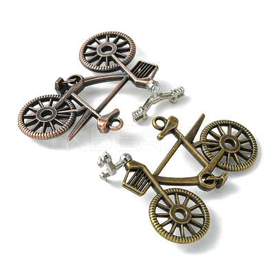 8Pcs 4 Styles Tibetan Style Alloy Pendants FIND-FS0002-59-1