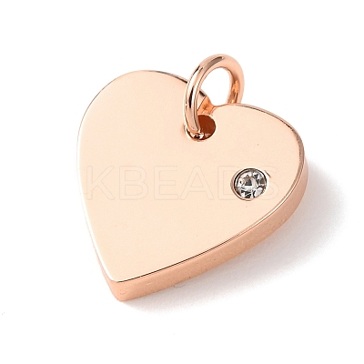 316 Surgical Stainless Steel Pendants LS-STAS-K178-05RG-1