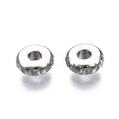 Tarnish Resistant 201 Stainless Steel Spacer Beads X-STAS-S117-013-1