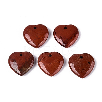 Natural Red Jasper Pendants G-Q601-29C-1