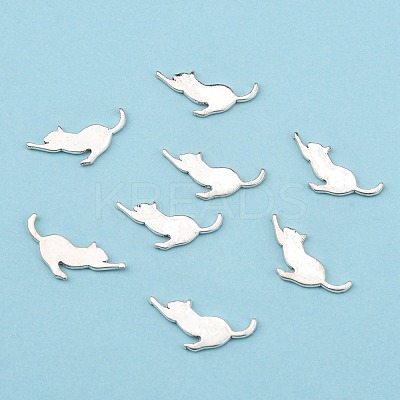 Alloy Kitten Cabochons PALLOY-WH0072-73E-S-1