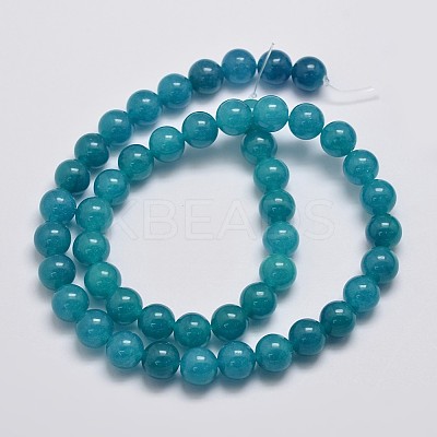 Natural & Dyed Malaysia Jade Bead Strands X-G-A146-8mm-A24-1