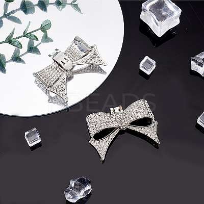 Alloy Rhinestone Shoe Decorations DIY-FG0003-79P-1