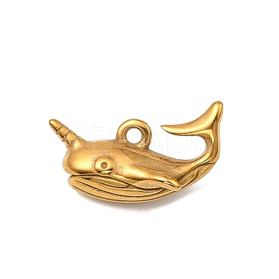 Ocean Theme 304 Stainless Steel Charms LS-STAS-I356-03G-05-1