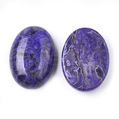 Natural Ripple Jasper Cabochons X-G-S346-04B-1