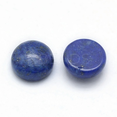 Natural Lapis Lazuli Cabochons X-G-P393-R11-10mm-1