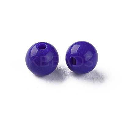 Opaque Acrylic Beads X-MACR-S370-C8mm-A36-1