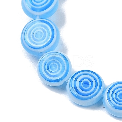 Handmade Lampwork Beads Strands LK-R004-50D-1