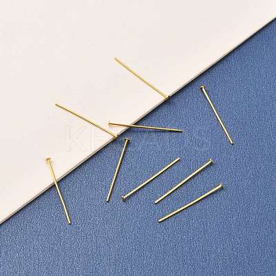 Brass Flat Head Pins KK-F824-114C-G-1