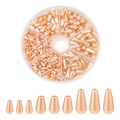 42G 3 Styles ABS Plastic Imitation Pearl Beads FIND-AR0006-05A-1