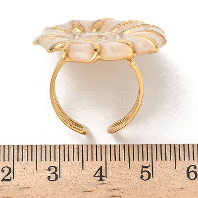 304 Stainless Steel Open Cuff Rings LS-RJEW-A086-02G-1