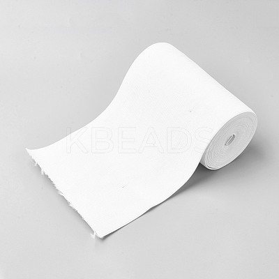 Flat Elastic Rubber Cord/Band X-EC-WH0005-D-02-1