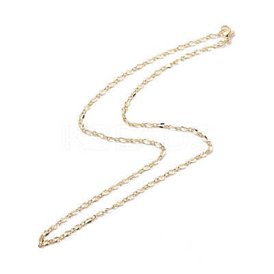 Brass Figaro Chains Necklace for Women NJEW-P265-20G-1