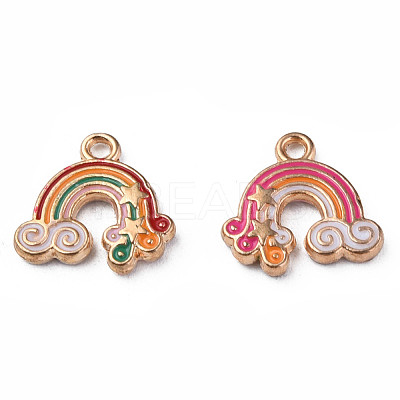 Alloy Enamel Charms PALLOY-N160-90-1