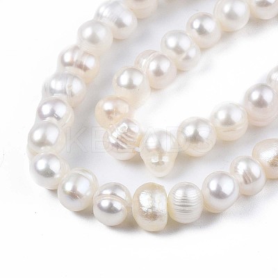 Natural Cultured Freshwater Pearl Beads Strands LS-PEAR-N013-04A-1