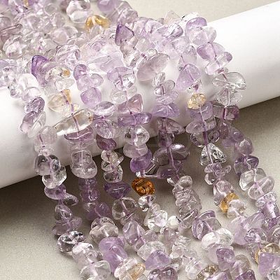 Natural Ametrine Beads Strands G-H315-A03-02-1
