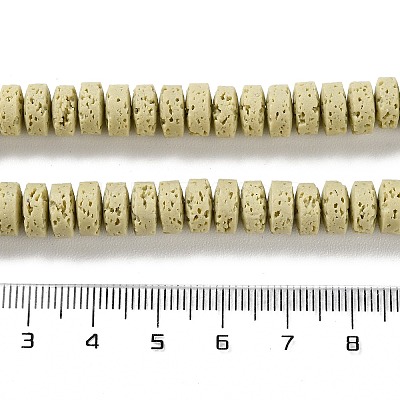 Synthetic Lava Rock Dyed Beads Strands G-H311-09-05-1