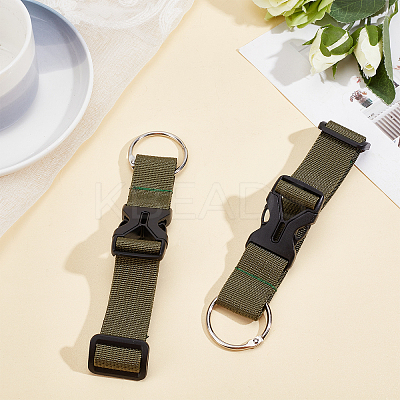 2Pcs Polyester Luggage Straps FIND-GF0003-30B-1