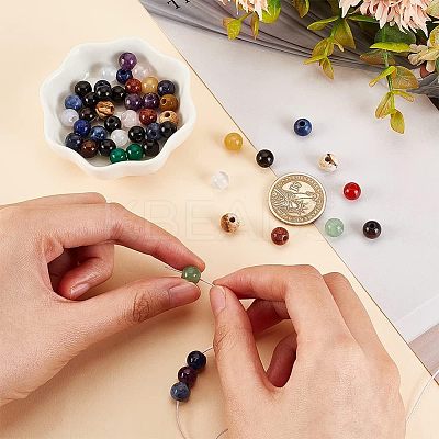 Natural & Synthetic Mixed Gemstone Beads G-OC0003-87B-1