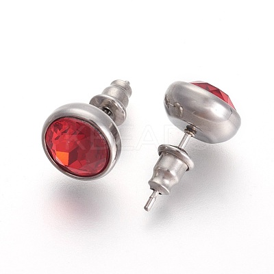 304 Stainless Steel Stud Earrings EJEW-F182-A02-1