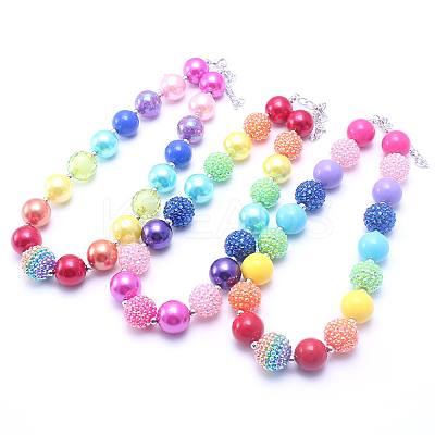 DIY Candy Color Bracelet Necklace Making Kit MACR-CJC0001-12P-01-1