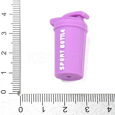 Gym Equipment Theme Silicone Focal Beads SL-CBAE849-03D-1