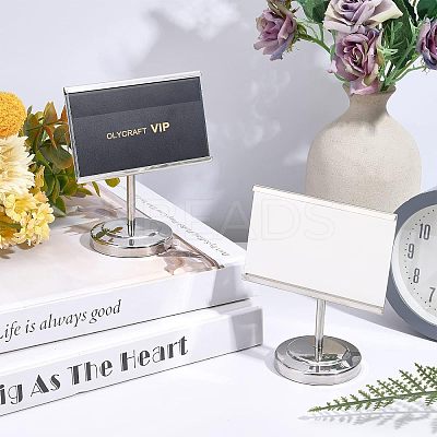 430 Stainless Steel Business Card Holder ODIS-WH0030-02-1