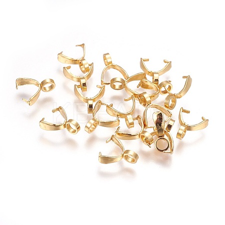 304 Stainless Steel Pinch Bails X-STAS-P227-34G-1