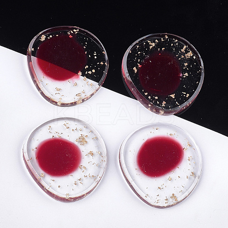 Transparent Resin Cabochons CRES-S362-013B-01-1