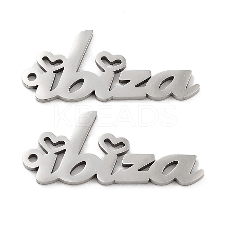 Non-Tarnish 201 Stainless Steel Pendants STAS-A090-28D-P-1