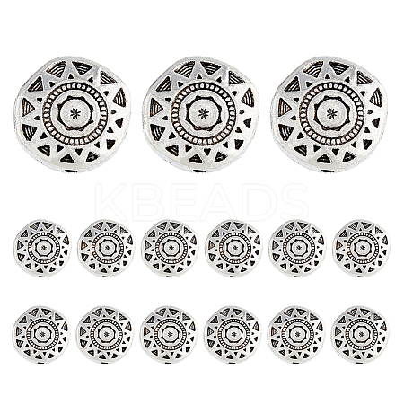 60Pcs Tibetan Style Alloy Beads TIBE-DC0001-03-1