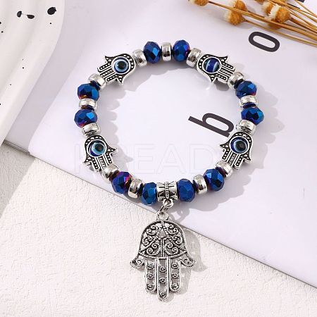 Devil's Eye Bracelet Fatima Palm Bracelet Alloy Eye Men's and Women's Handwear ZU5042-5-1