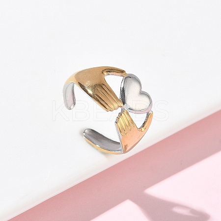 304 Stainless Steel Cuff Open Rings RJEW-Z121-02GP-01-1
