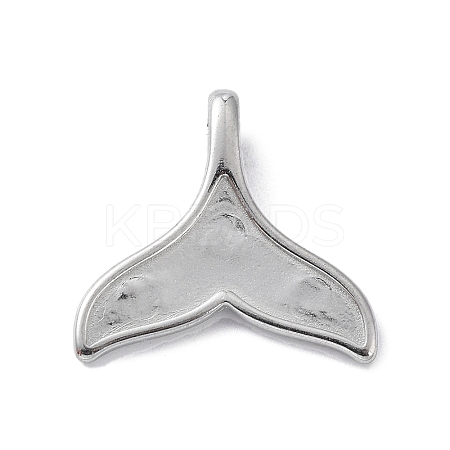 Non-Tarnish 304 Stainless Steel Pendant Cabochon Settings STAS-I202-13P-1