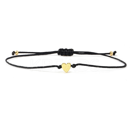 Valentine's Adjustable Braided Polyester Cord Bracelets GM2838-6-1