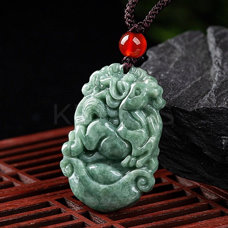 Natural Jadeite Pendant Necklaces LS-G-H306-05-07-1