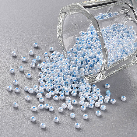 11/0 FGB Grade A Ceylon Glass Seed Beads X-SEED-N001-B-0486-1