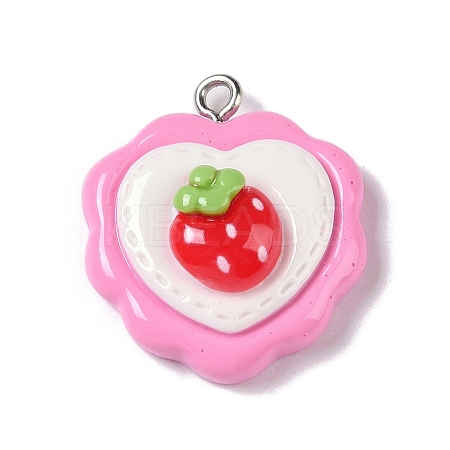 Opaque Resin Pendants RESI-S403-04E-1