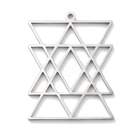Anti-Tarnish 304 Stainless Steel Pendants LS-STAS-U030-05P-1