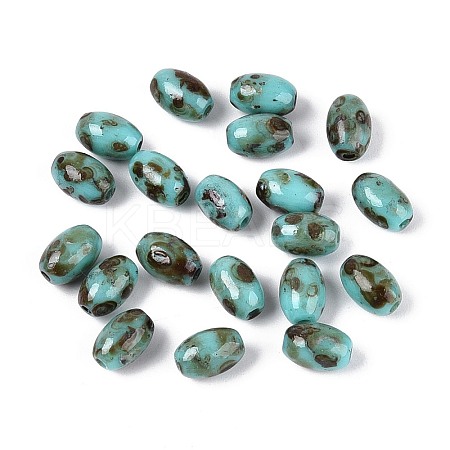 Baking Paint Glass Seed Beads SEED-N009-01B-1
